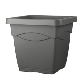 Ghiveci Quadro Day antracit 45x45