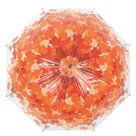 Umbrelă colorată cu model frunze