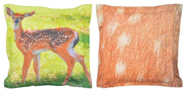 Pernă cu imprimeu căprioară