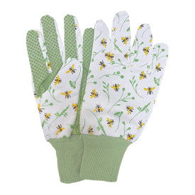 Mănuși damă, pentru grădinărit cu imprimeu albinuțe