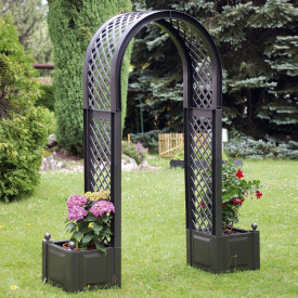 Arcadă pentru trandafiri, antracit