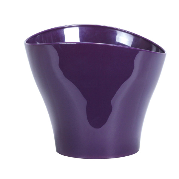 Ghiveci lucios, mov (25 cm)
