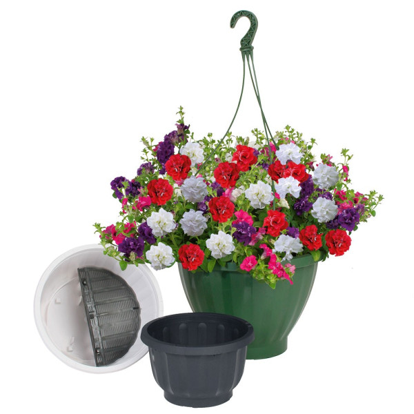 Ghiveci suspendat 35 cm, verde