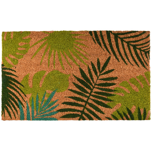 Preş cu imprimeu frunze tropicale