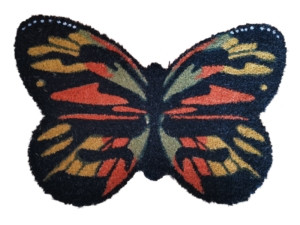 Preş din fibră de cocos, sub formă de fluture