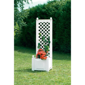 Jardinieră cu suport pentru cățărarea plantelor 43 cm