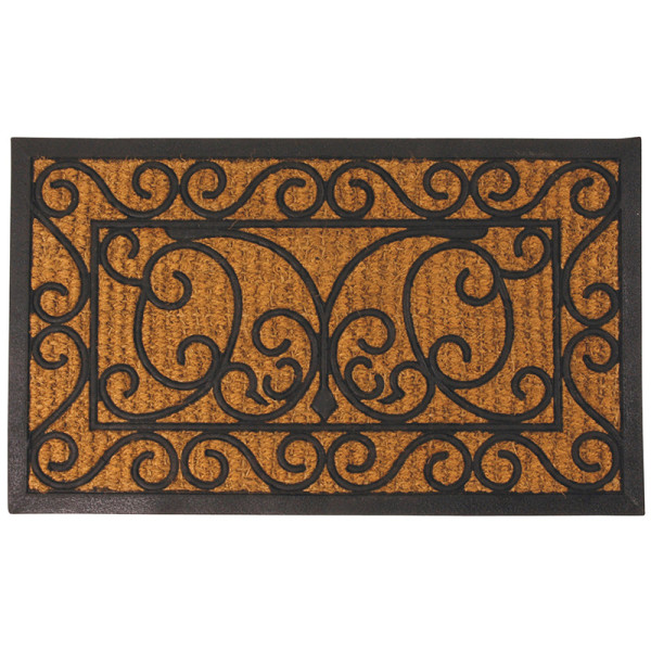 Pres din fibră de cocos și cauciuc