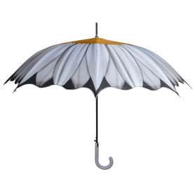 Umbrelă cu imprimeu floral, Margaretă