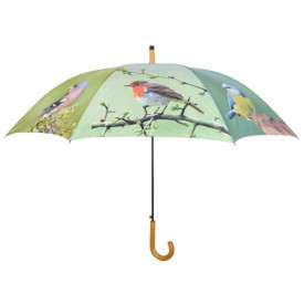 Umbrelă cu imprimeu păsărele