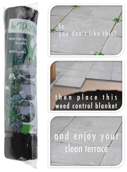 Folie împotriva buruienilor 8 x 1,5 m