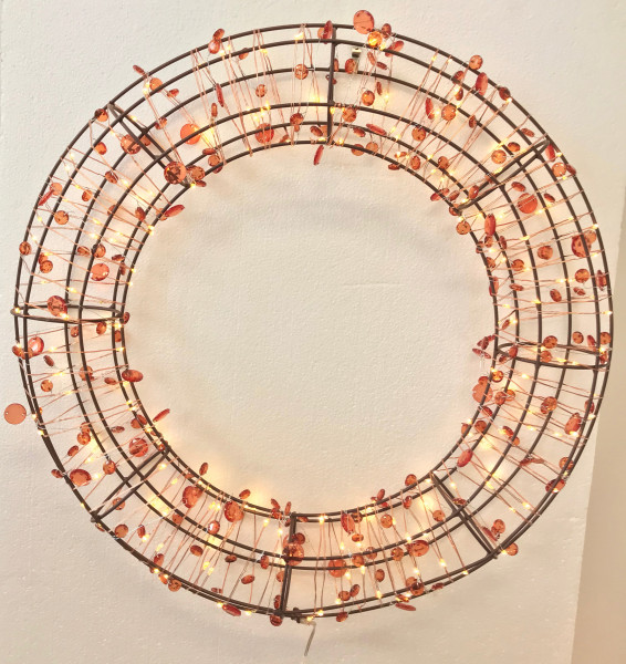 Coroniță luminoasă de Crăciun