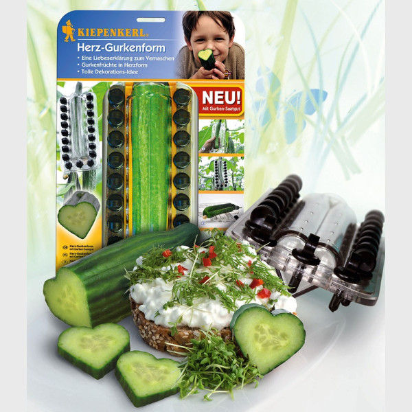 Matriță sub formă de inimă pentru castraveții lungi