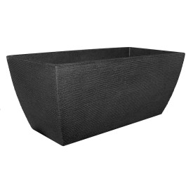 Jardinieră brăzdată, antracit