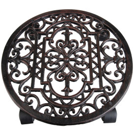 Suport pentru flori, cu roți