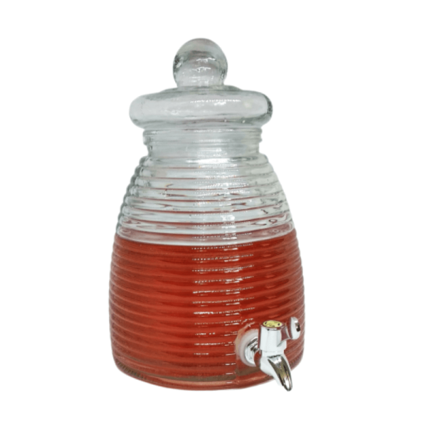 Recipient pentru limonadă, sub formă de stup