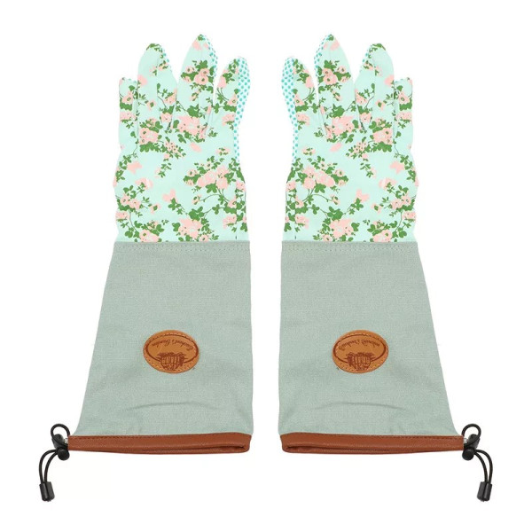 Mănuși de grădină cu model de trandafiri