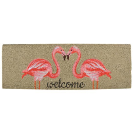 Preş cu imprimeu pasăre flamingo
