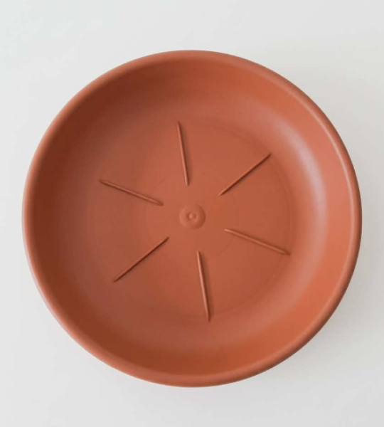 Ghiveci Lili roşu, din plastic 13 cm