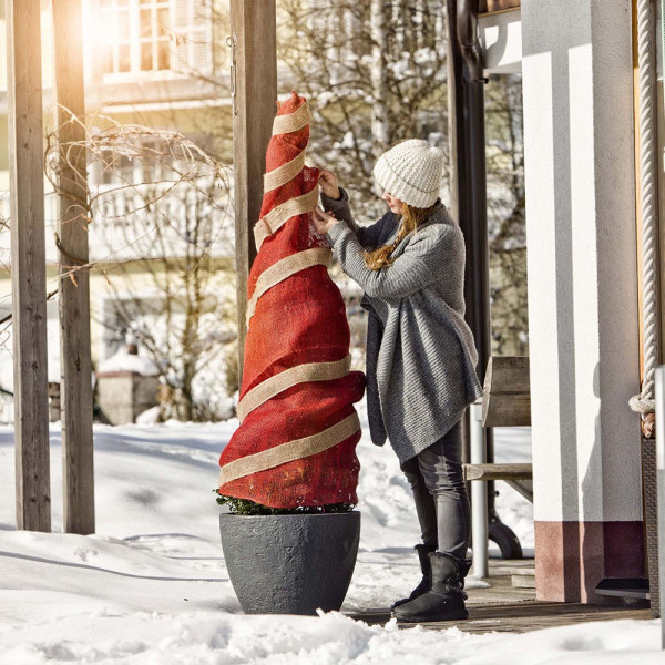 Rolă- țesătură iută, Roșu