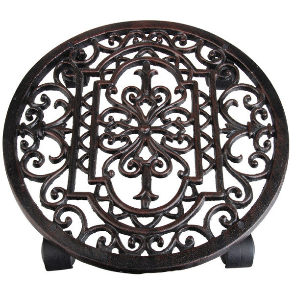 Suport pentru flori, cu roți